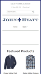 Mobile Screenshot of johnhyattclothing.com